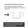 Borosilikatglas Teetasse