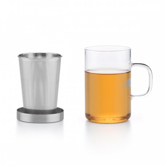 Teetasse 500ml mit Metallsieb