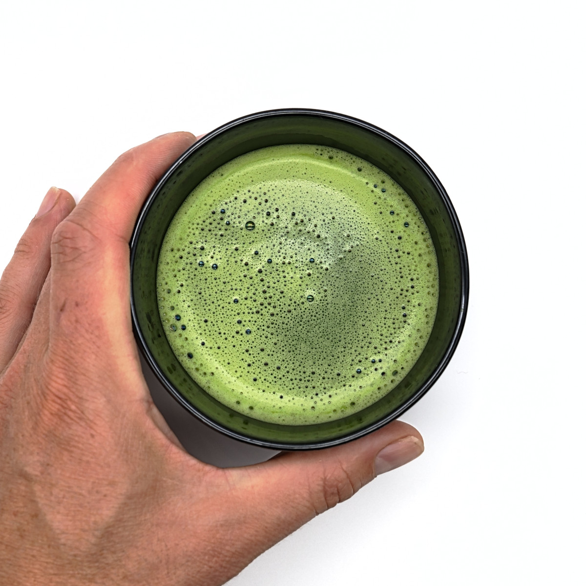 Matcha Schale in schwarz mit Matcha Tee