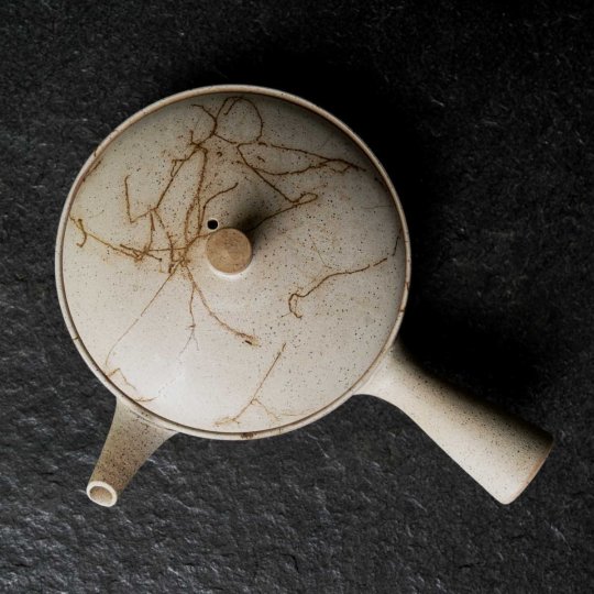 Kyusu Teekanne Mogake Yakishime Moonlight top