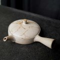 Kyusu Teekanne Mogake Yakishime Moonlight schräg