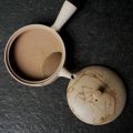 Mogake Yakishime beige lid