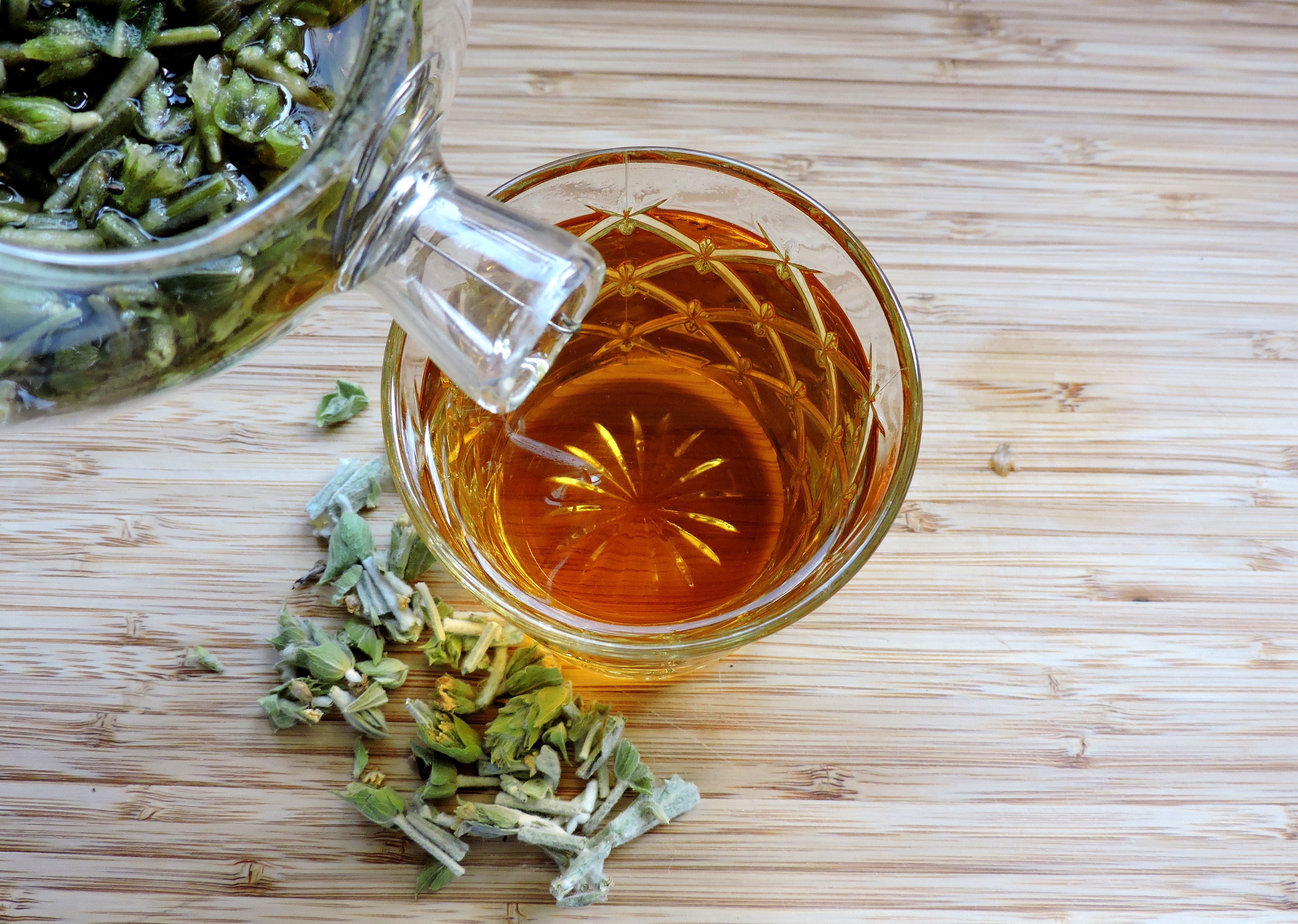 Aufguss griechischer Bergtee