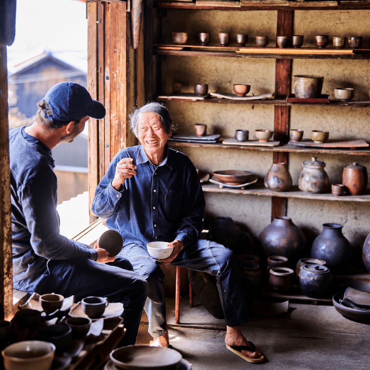Im Gespräch mit Hirano Yuichi in seinem Atelier in Tokoname