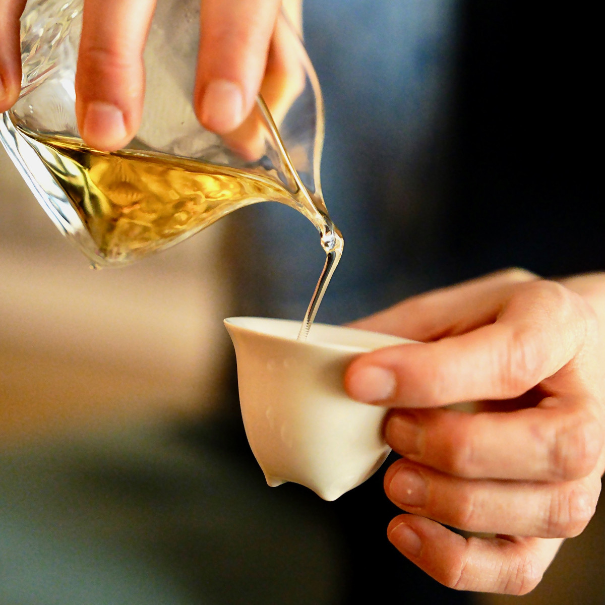 Gelber Tee Simao Huang Ya Aufguss